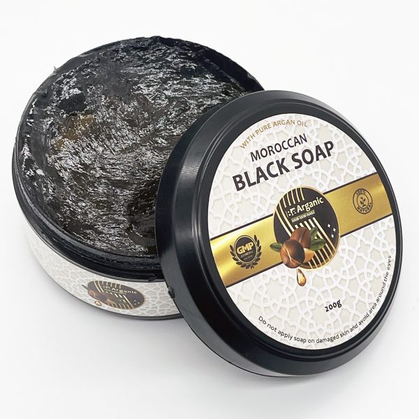 Be Arganic Black Soap With Pure Argan Oil